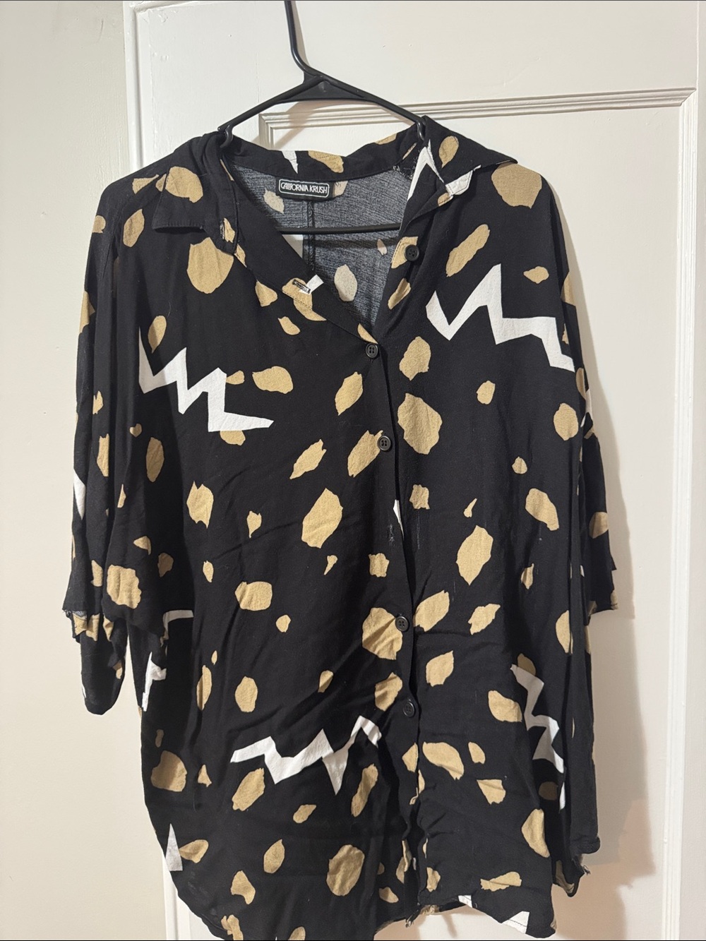 Abstract Black patterned Shirt